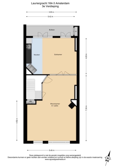 Lauriergracht 1643, Amsterdam Lengers Housing